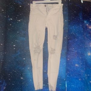 Womens White Skinny Jeans American Eagle Womens Distressed Skinny Jeans